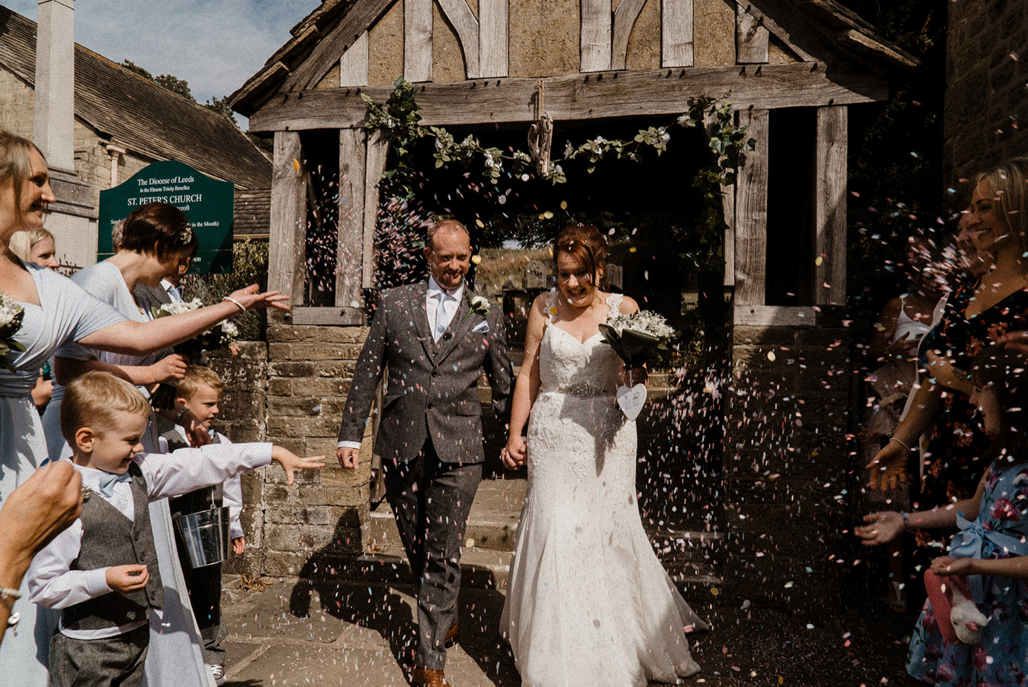 Thorner-Leeds-Wedding-Photographer-Church-Confetti