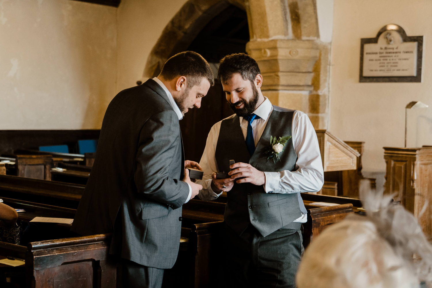 Wedding-Bestman-Rings-Church-Leathley
