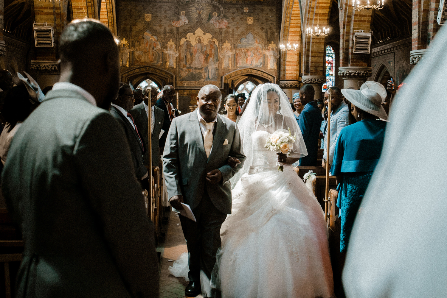 Nigerian-Wedding-Photographer-Bride-Church-Erith