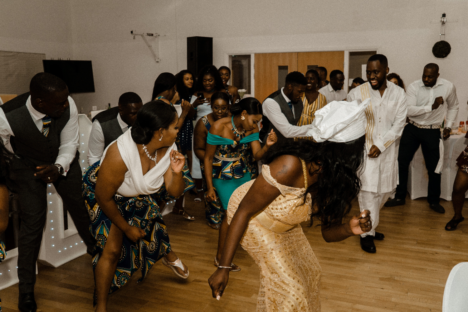 Nigerian-Wedding-Photographer-Reception-Dancing-Groom-Bride
