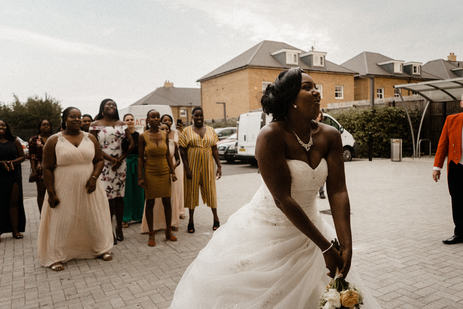 Nigerian-Wedding-Photographer-Reception-Flowers-Throwing