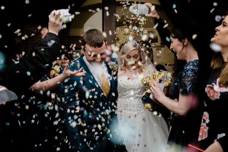 Confetti-Wedding-Bride-Groom-Leeds-Our-Lady-Of-Good-Counsel