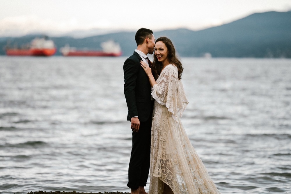 Vancouver Oceanside Elopement | Abigail Eveline Photography