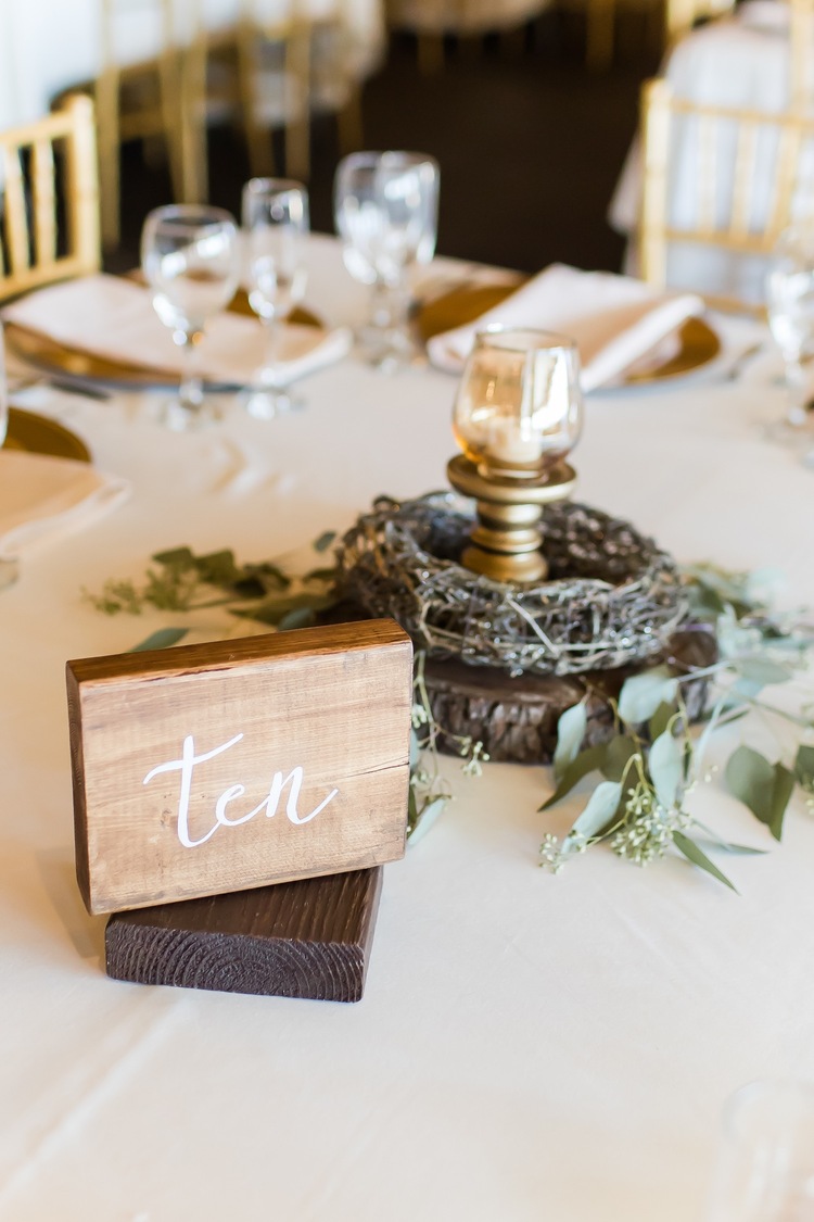 20 Wood Table Numbers — The Barn at Back Acres Farm