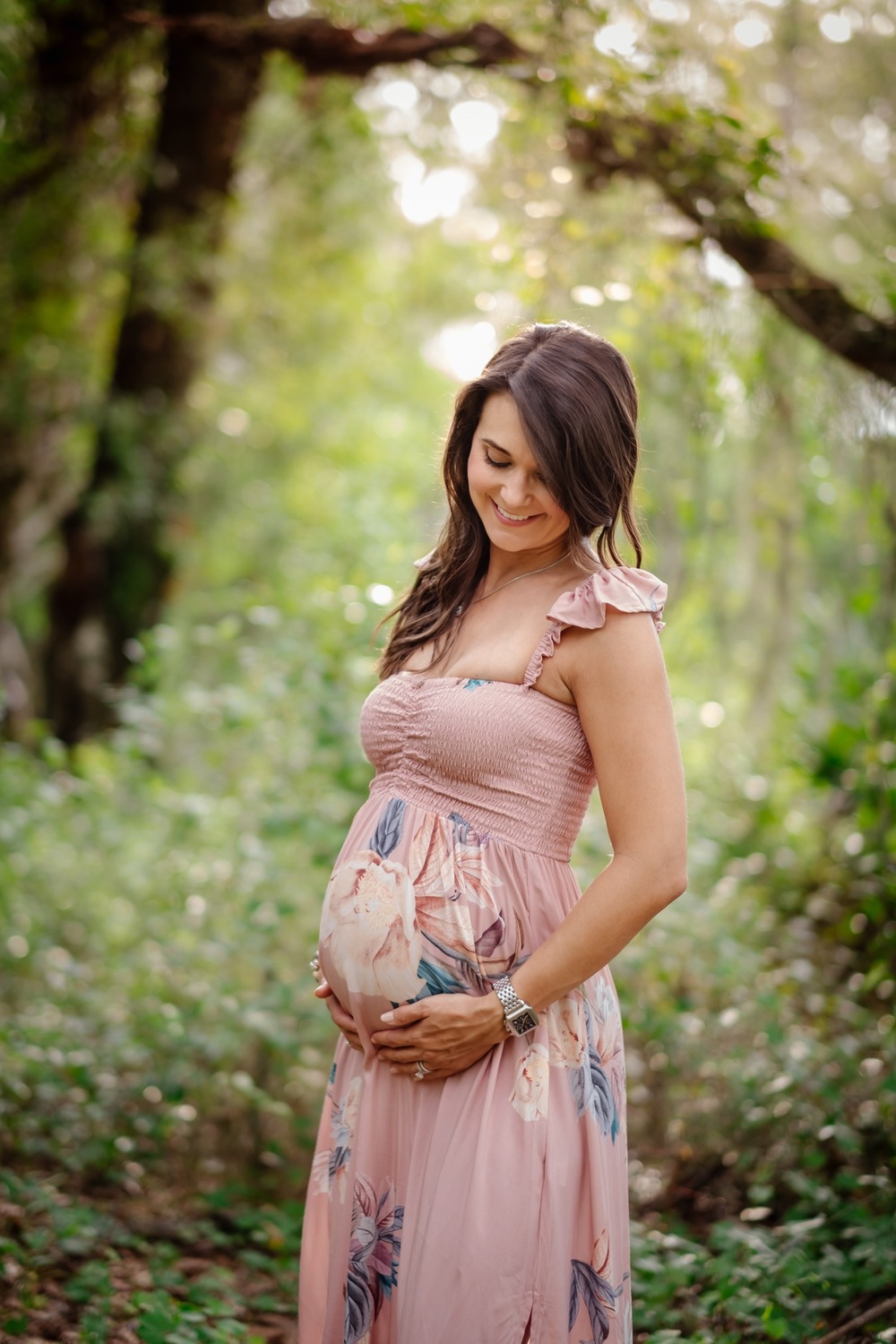 Carolina's Spring Maternity Belly Session - Knoxville Maternity