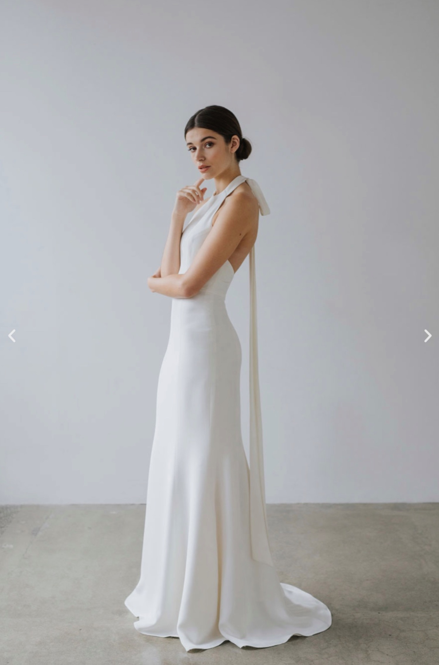white christmas dresses Maimoana Bridal Gown | Beaded Long Sleeve Princess Wedding Dress main image 1