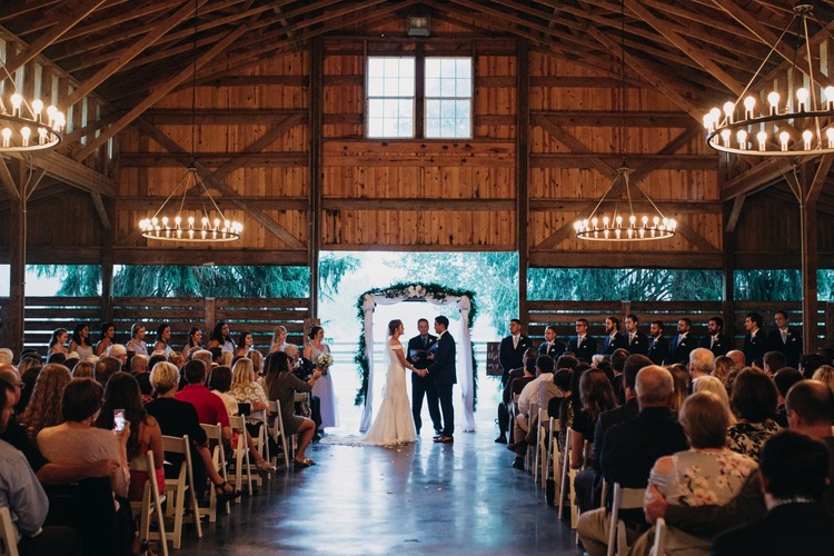 Spring Polo Barn at Saxony Farms Wedding