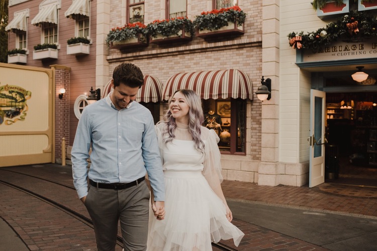 Magic at the Paseo - Amanda and Matt's Whimsical Wedding - Engaged