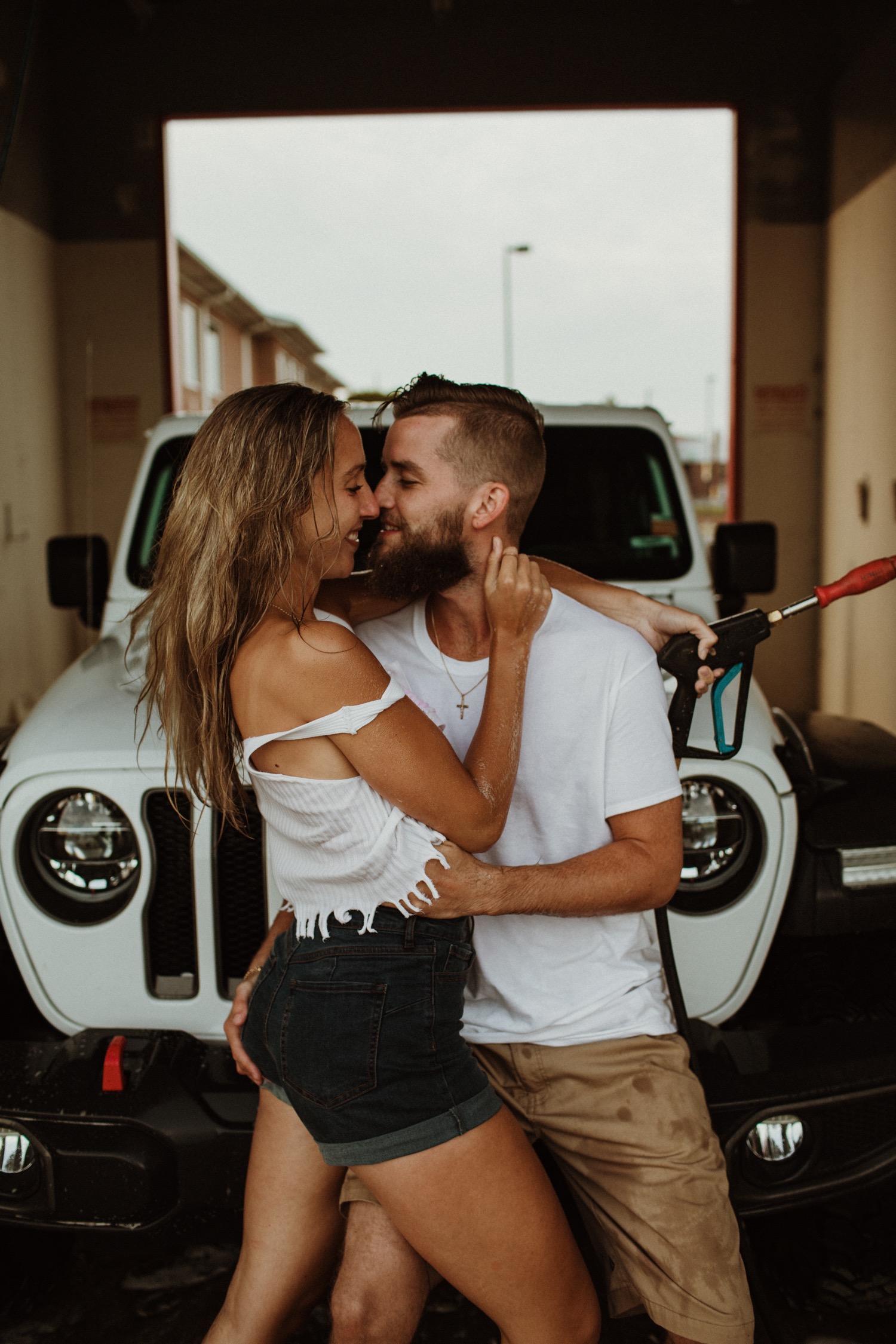 A Couple Standing In Front Of A Classic Car Picture And HD Photos | Free  Download On Lovepik