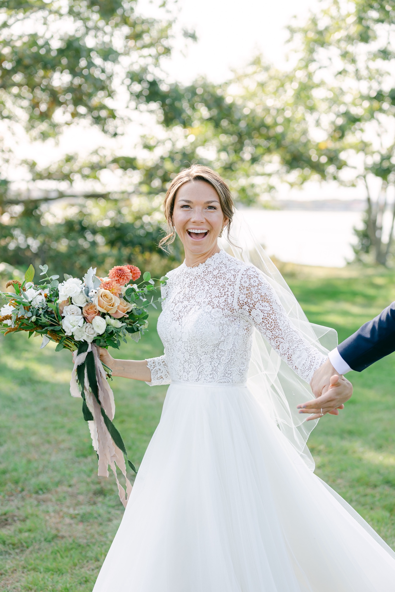 Chic Seaside Wedding in Maine with Nautical Touches ⋆ Ruffled