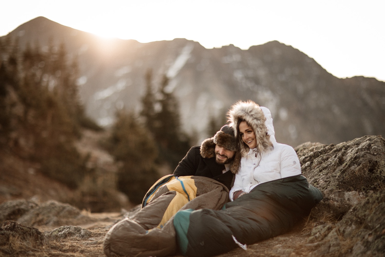 Bring Hiking Boots and Warm Sleeping Bags for your Sun-kissed Colorado Elopement