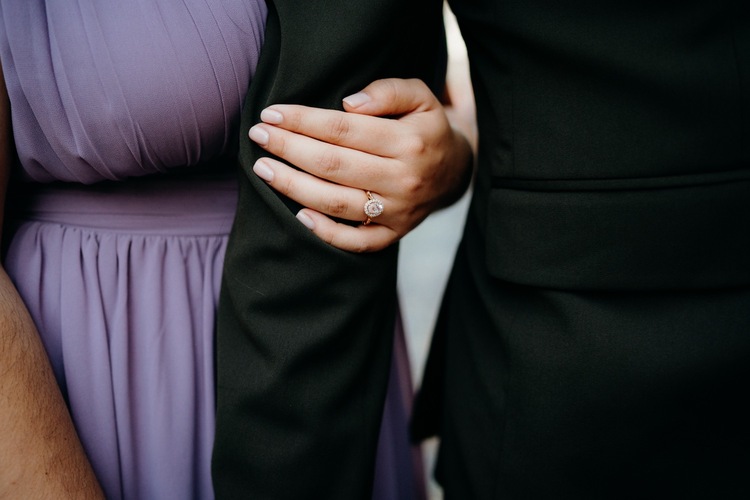 sachin and babi light blue dress Elegant Purple Wedding At The Salt Lake City Temple main image 1