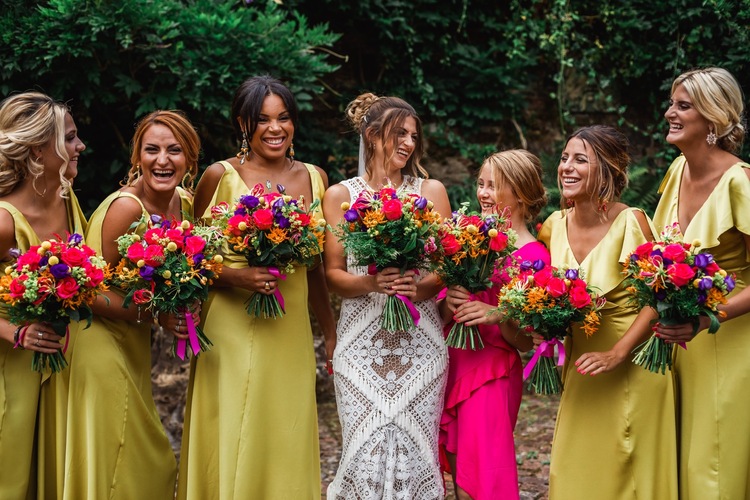green emerald velvet dress Modest Short Summer Bridesmaid Dress  TANYA BRIDAL