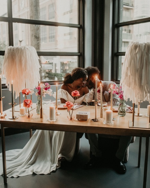 90s Wedding Inspiration Shoot at The Riley Building in Austin, TX