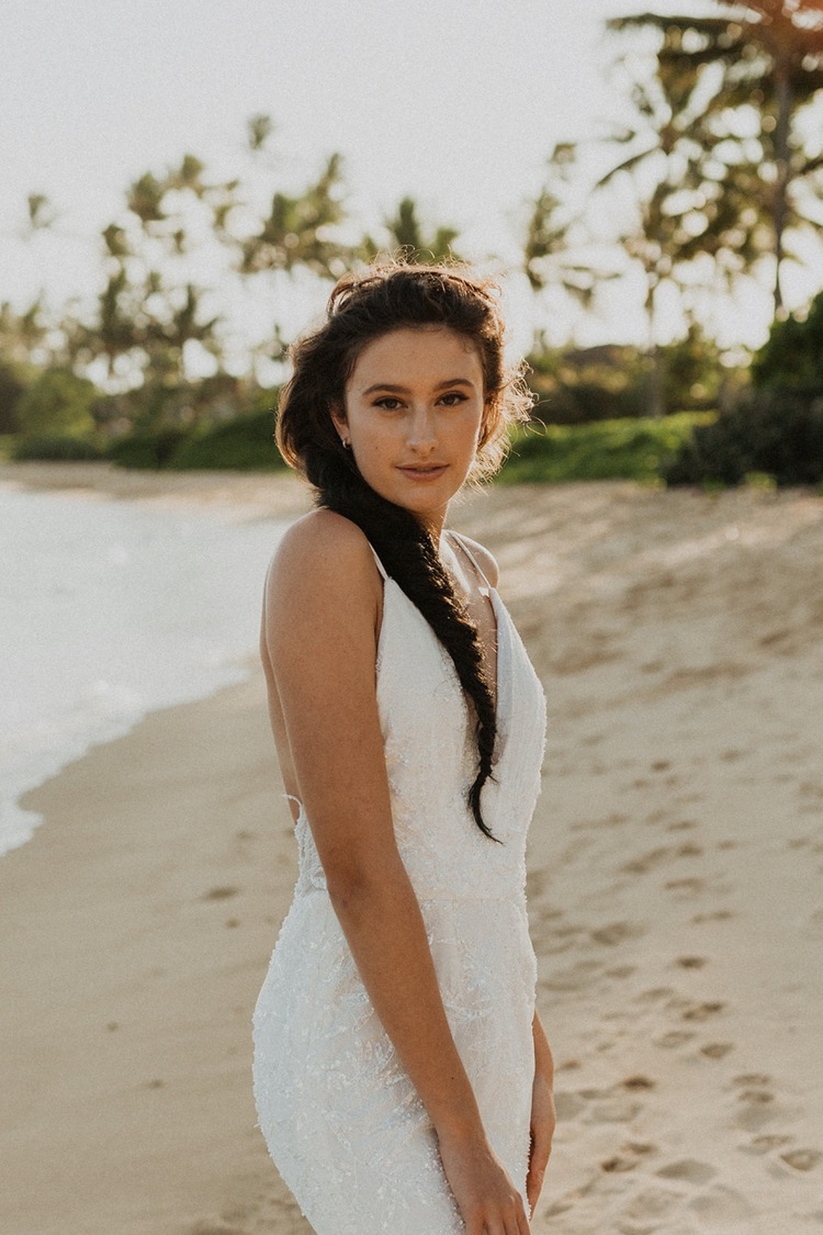 Hawaiian Bridal Dresses For Tropical Wedding