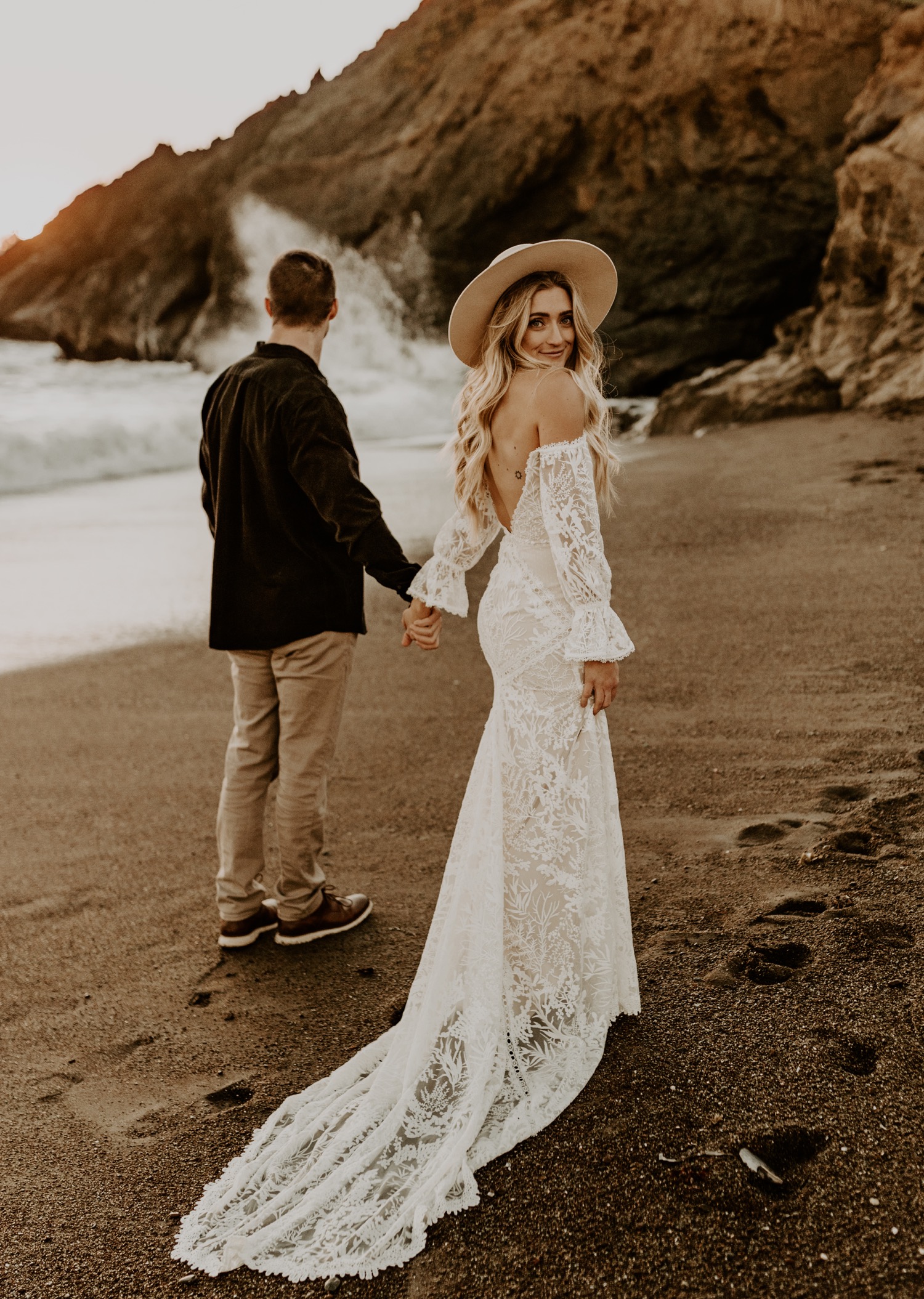 Private Yacht Engagement on Beach | The Bridal Finery