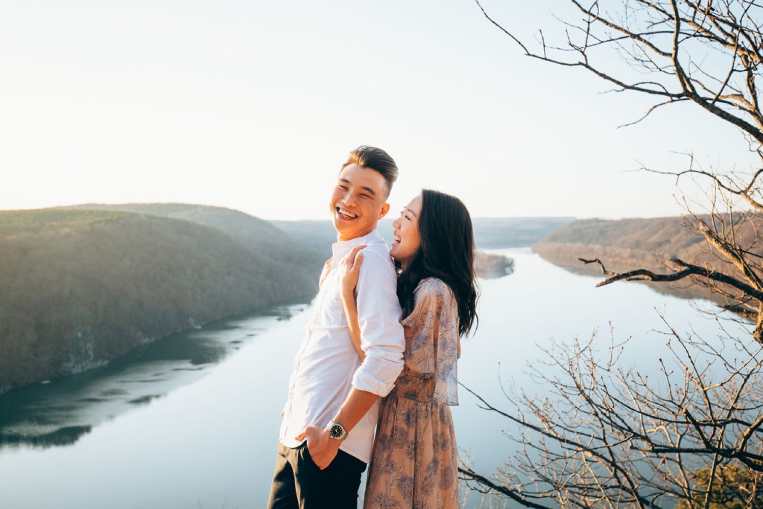 Engagement session at Pinnacle Overlook in Holtwood PA Michelle