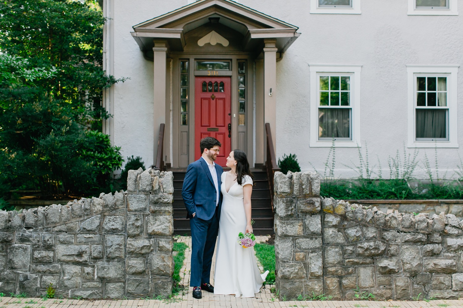 At-Home Mini Wedding in Arlington Clara and Nadav — Love Life Images photo
