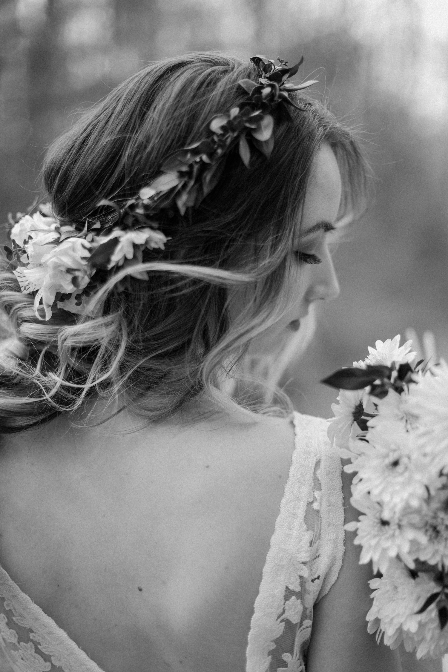 Waterfall Styled Bridal Session at DuPont State Forest | Asheville ...
