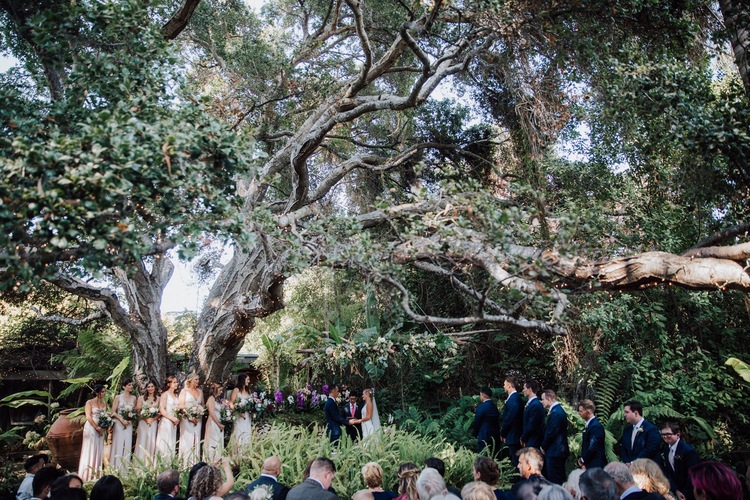 A Natural Wedding at the Holly Farm in Carmel, California