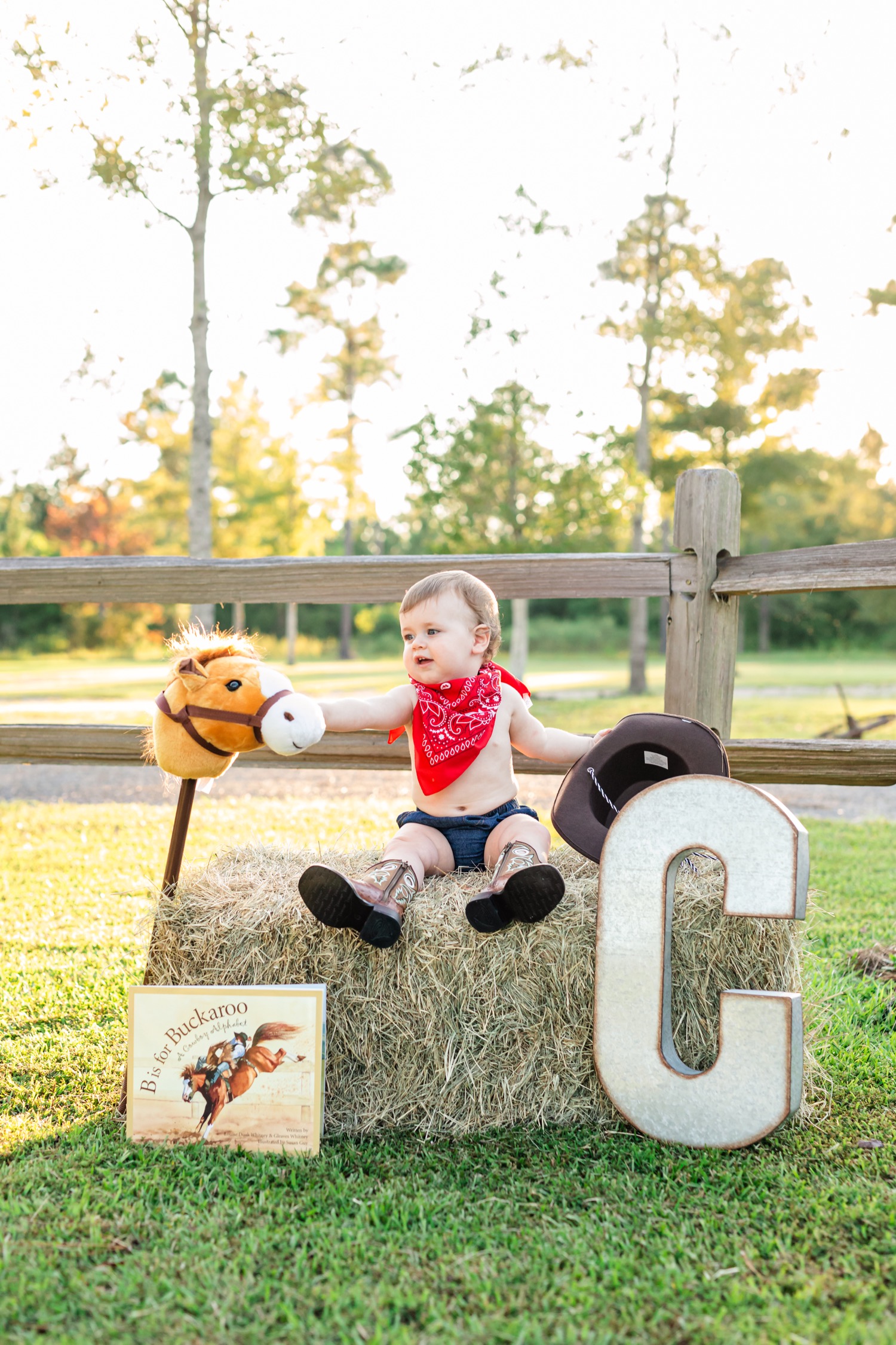 The cutest cowboy EVER! This baby boy will turn 1 year old in