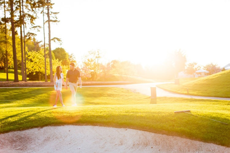 Golf Course Engagement Session Blog Moments By Lauren