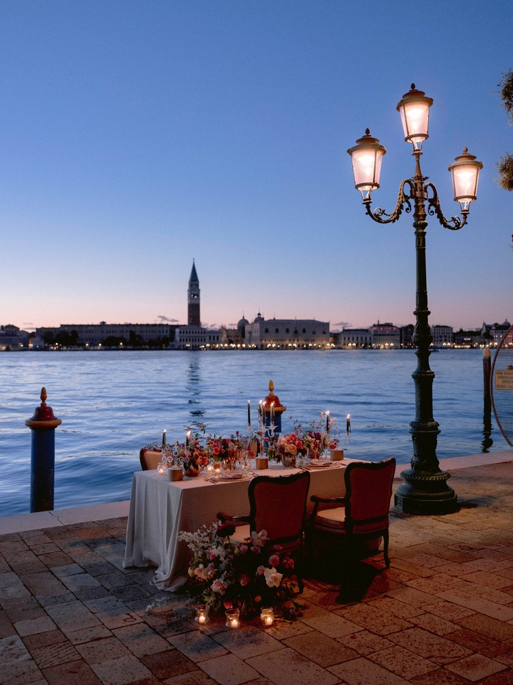 VENICE, ITALY -9 APR 2019- View of the Belmond Hotel Cipriani, a