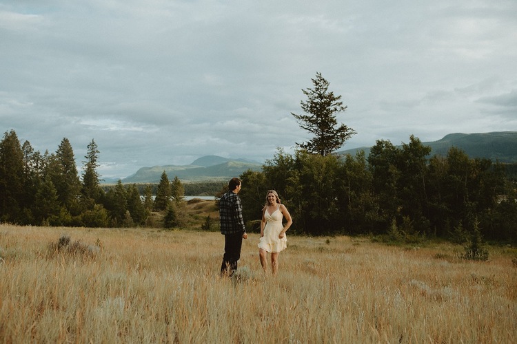 Alex + Brad// Invermere Engagement photos - Dallas Olga Photography