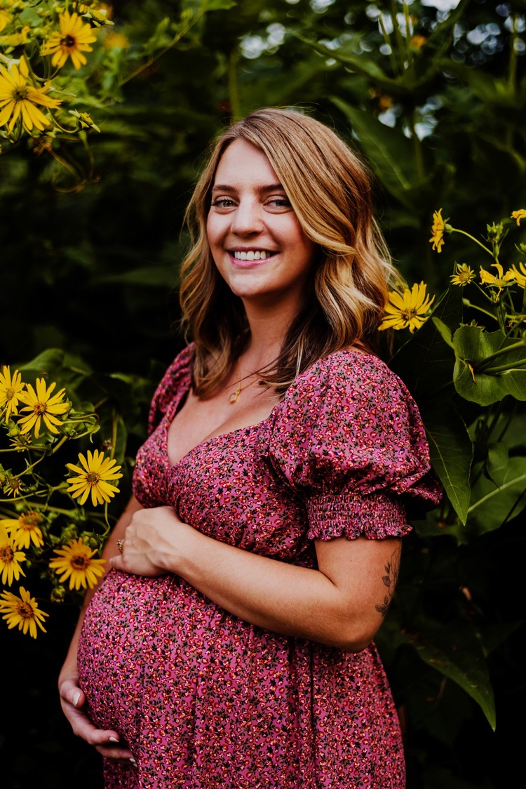 Liz and Ray Maternity Session Afton Forest Preserve DeKalb Illinois —  Mackenzie Maeder // Photo & Video