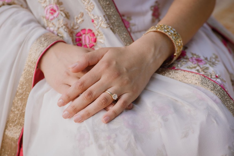 sachin and babi light blue dress White Nikkah Bride Asian Outfit