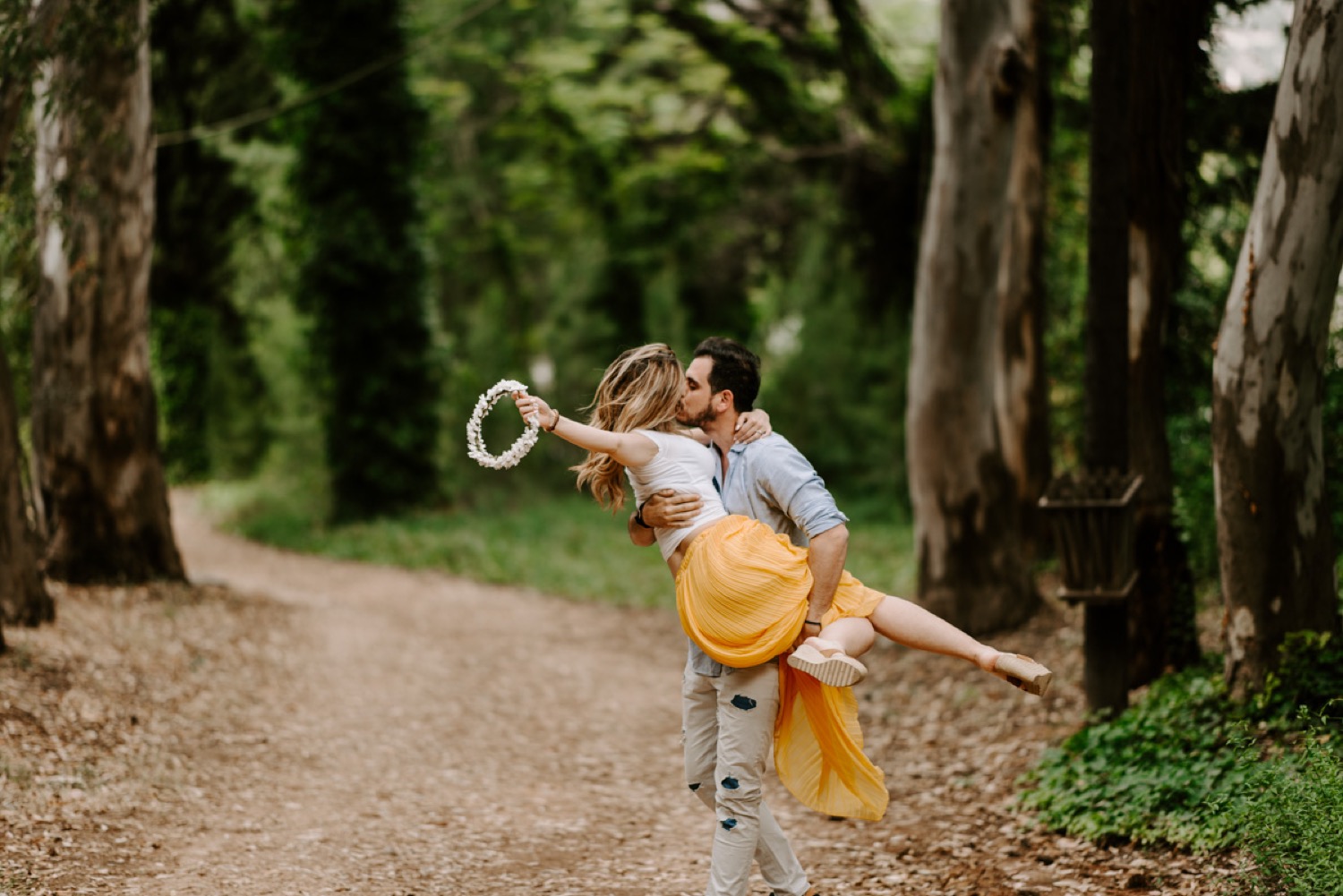 Forest preweddding shoot in Athens - Phosart Photography Cinematography