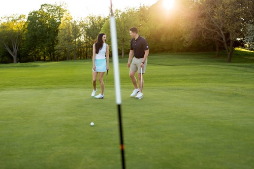 Golf Course Engagement Session Blog Moments By Lauren