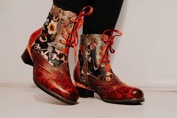 Patchwork Winter Boots 14