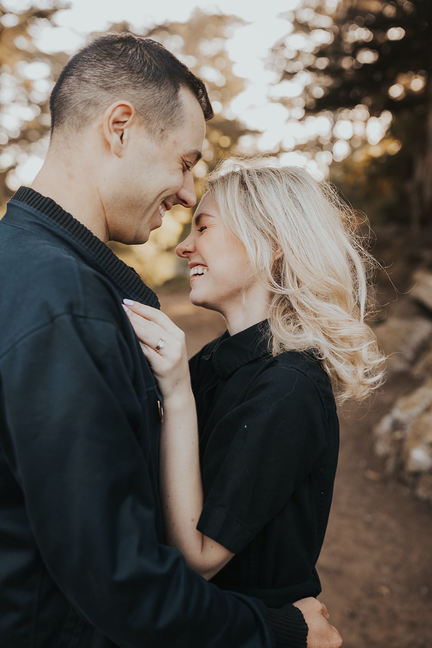 Kirk and Rae's Fall Mountain Anniversary Portrait Session - Asheville  Photography - Camilla Calnan Photography Asheville North Carolina