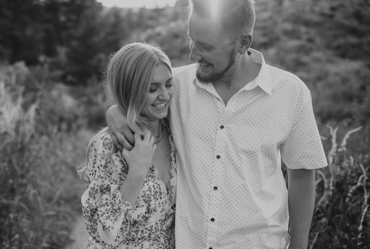 Engagement Session in the Golden Fields of Lory State Park — Caitlin  Steuben Photography