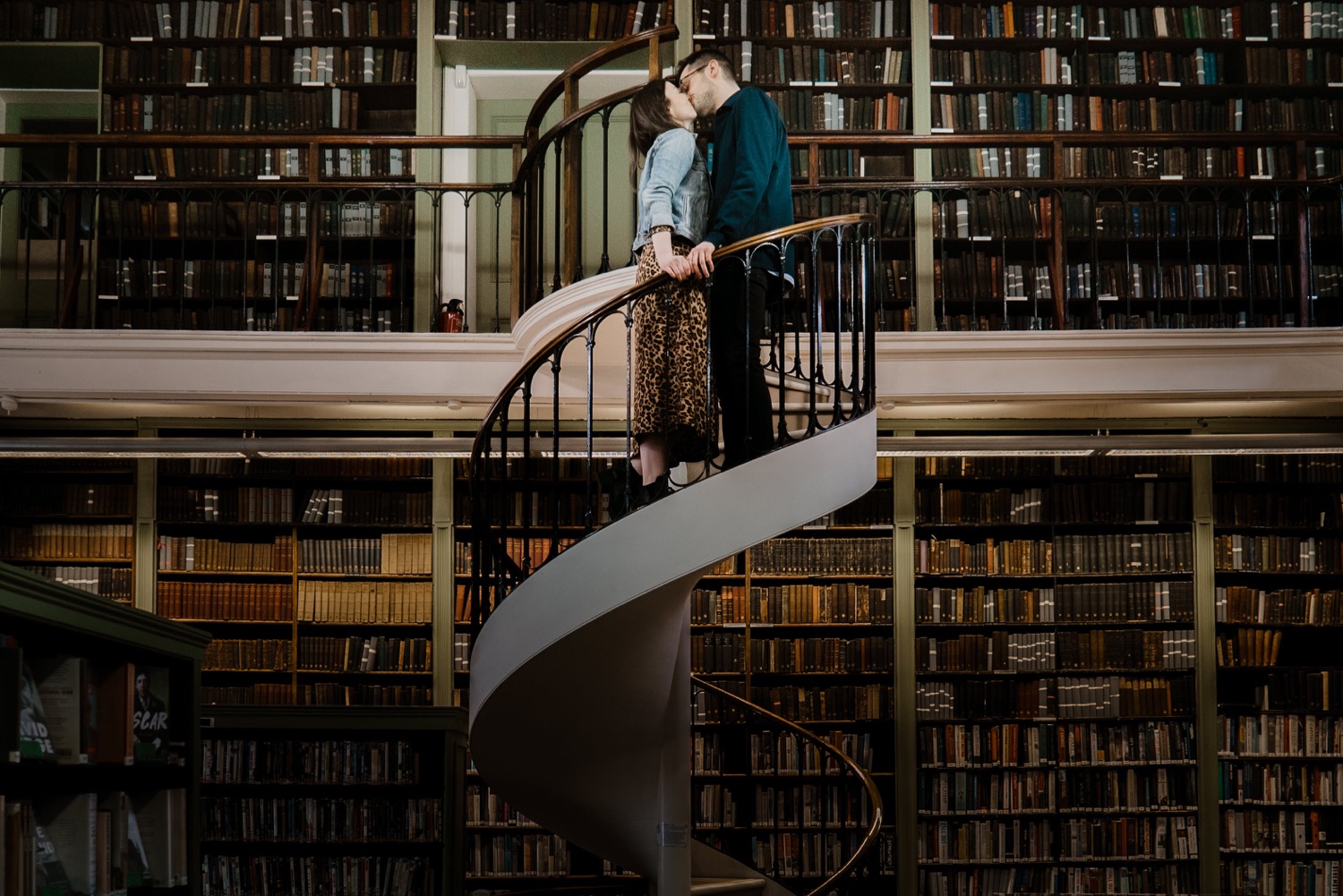 Engagement Shoot Library Private Candid
