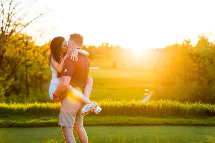 Golf Course Engagement Session Blog Moments By Lauren