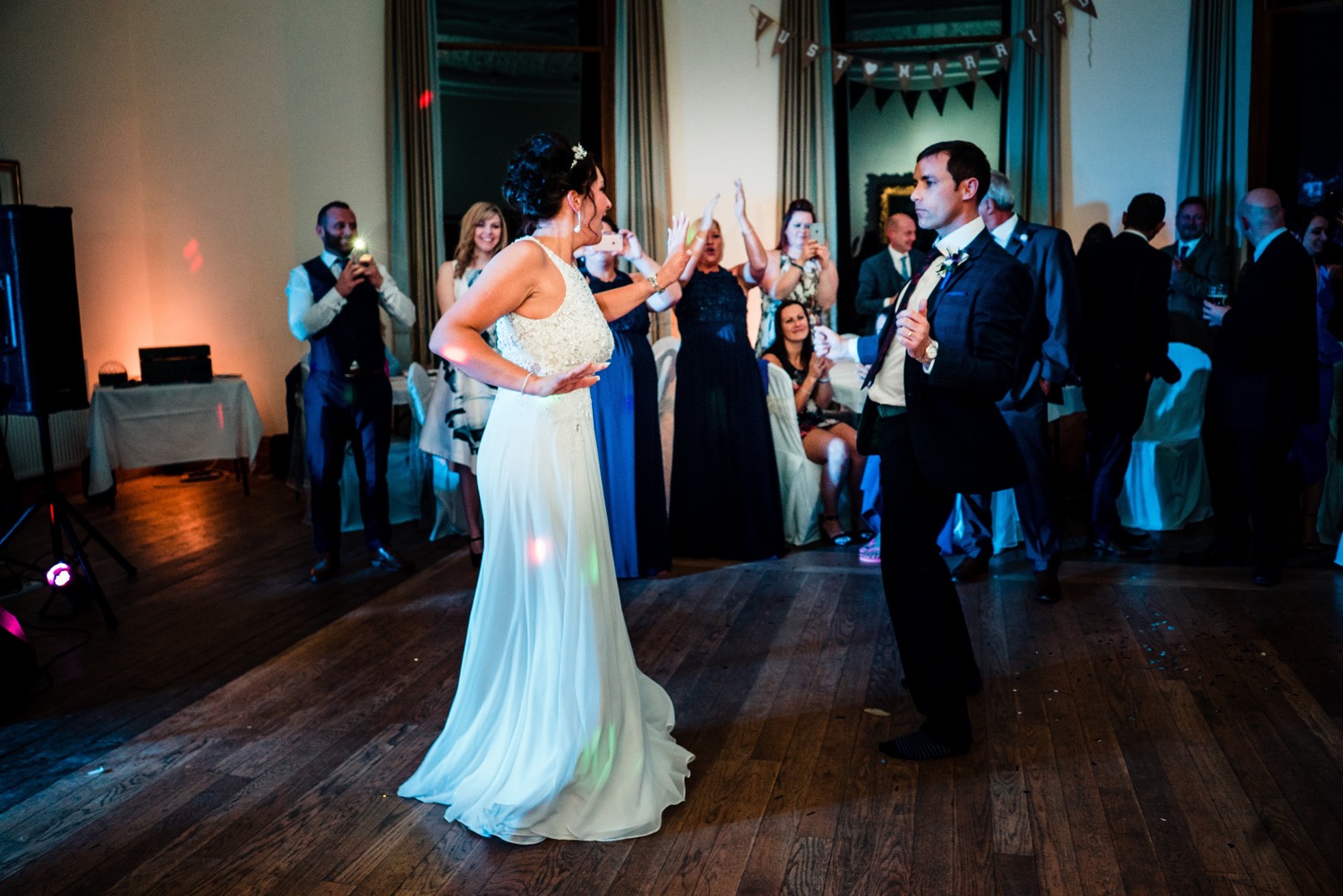 Bride Groom Dancing