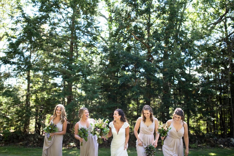 Sarah & Brad's backyard wedding  HOME