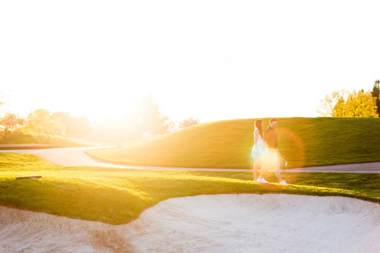 Golf Course Engagement Session Blog Moments By Lauren