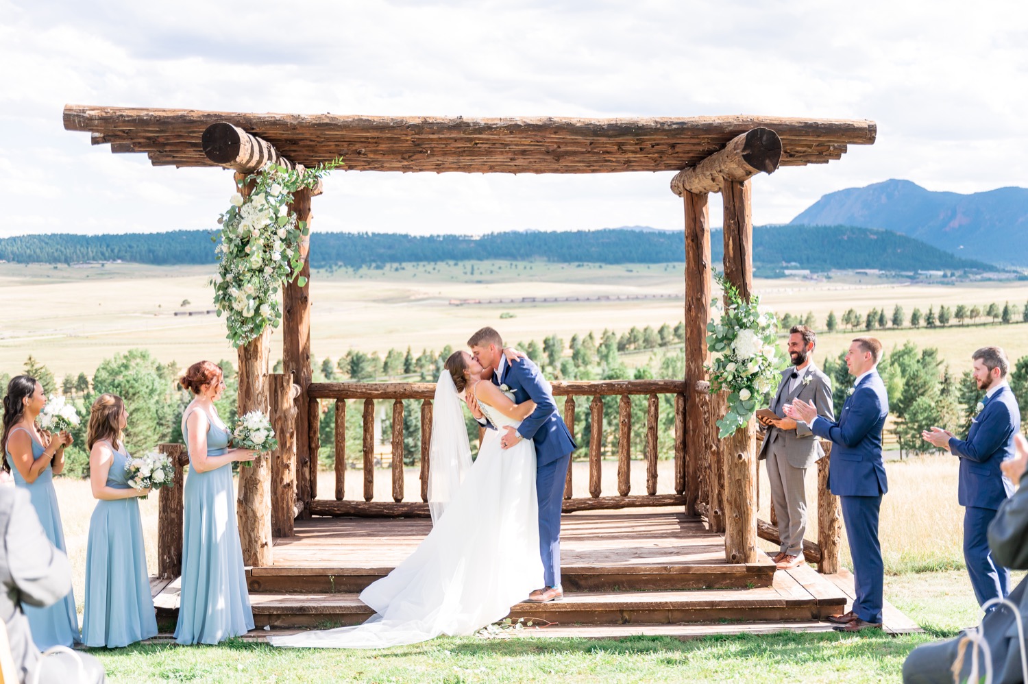 Lindsay + Brandon's Summer Wedding at Spruce Mountain - Larkspur CO