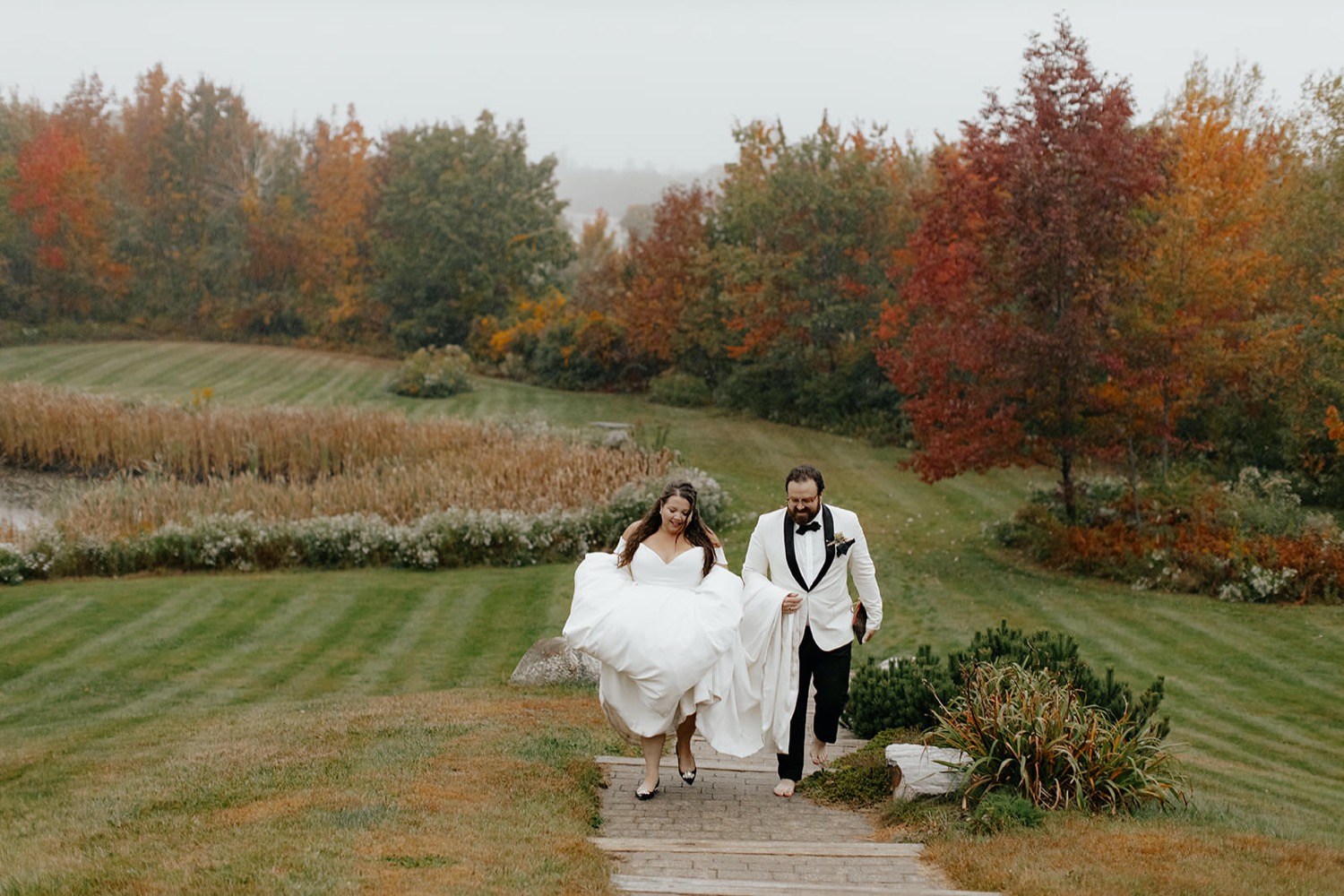 Fall Wedding at Samoset Resort Cellardoor Winery Rockland ME