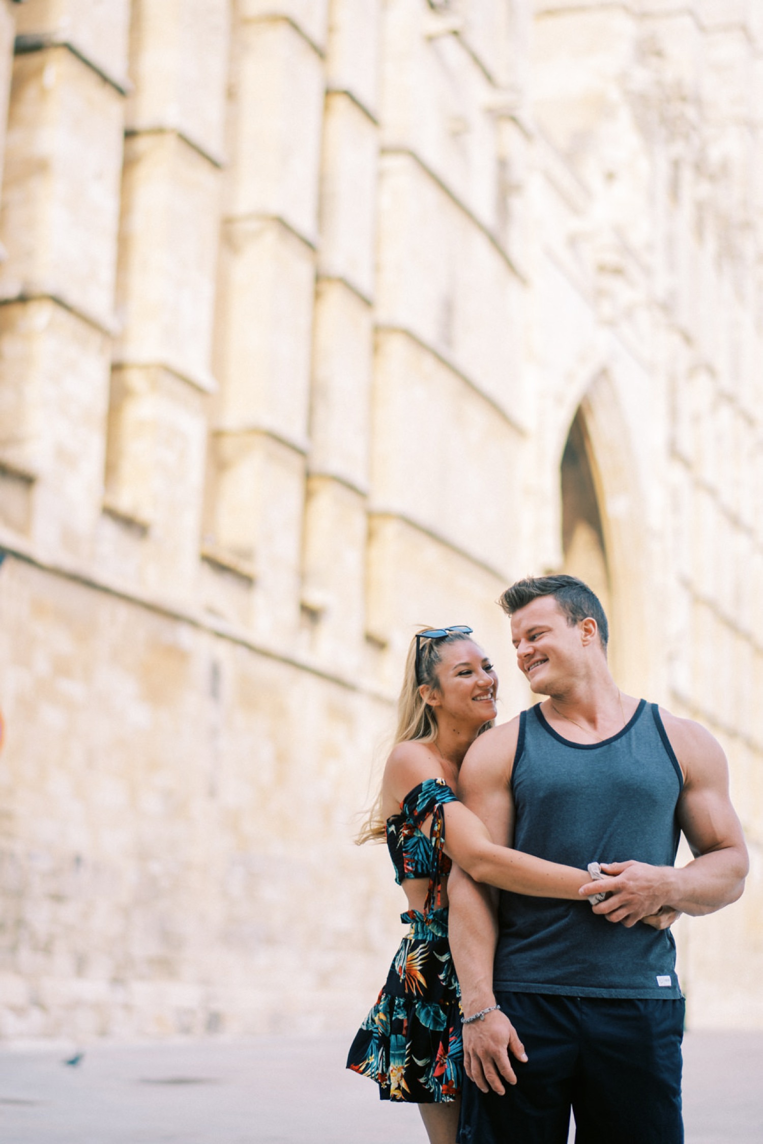Couples photoshoot in Old Town Palma de Mallorca 1