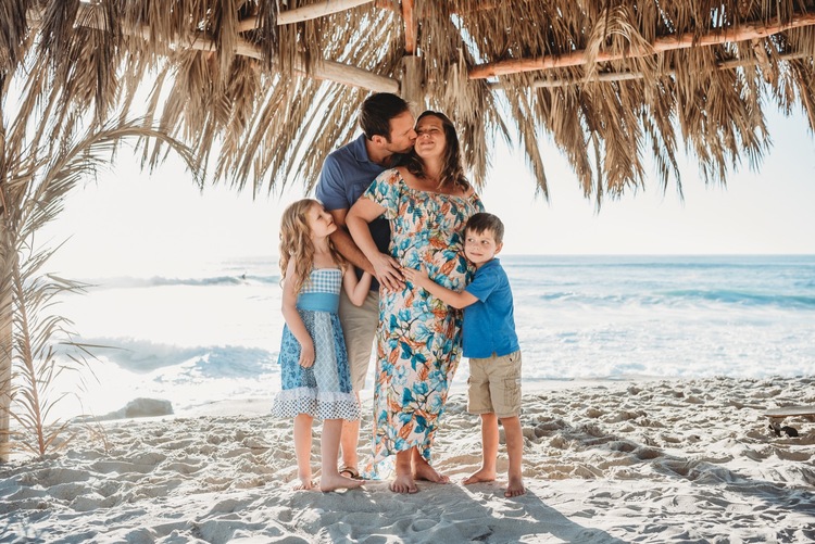 Kristina Davini Photography Windansea Beach Family Maternity Session