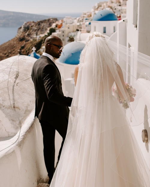 Ethnic Destination Wedding at Santorini Gem - Phosart Photography