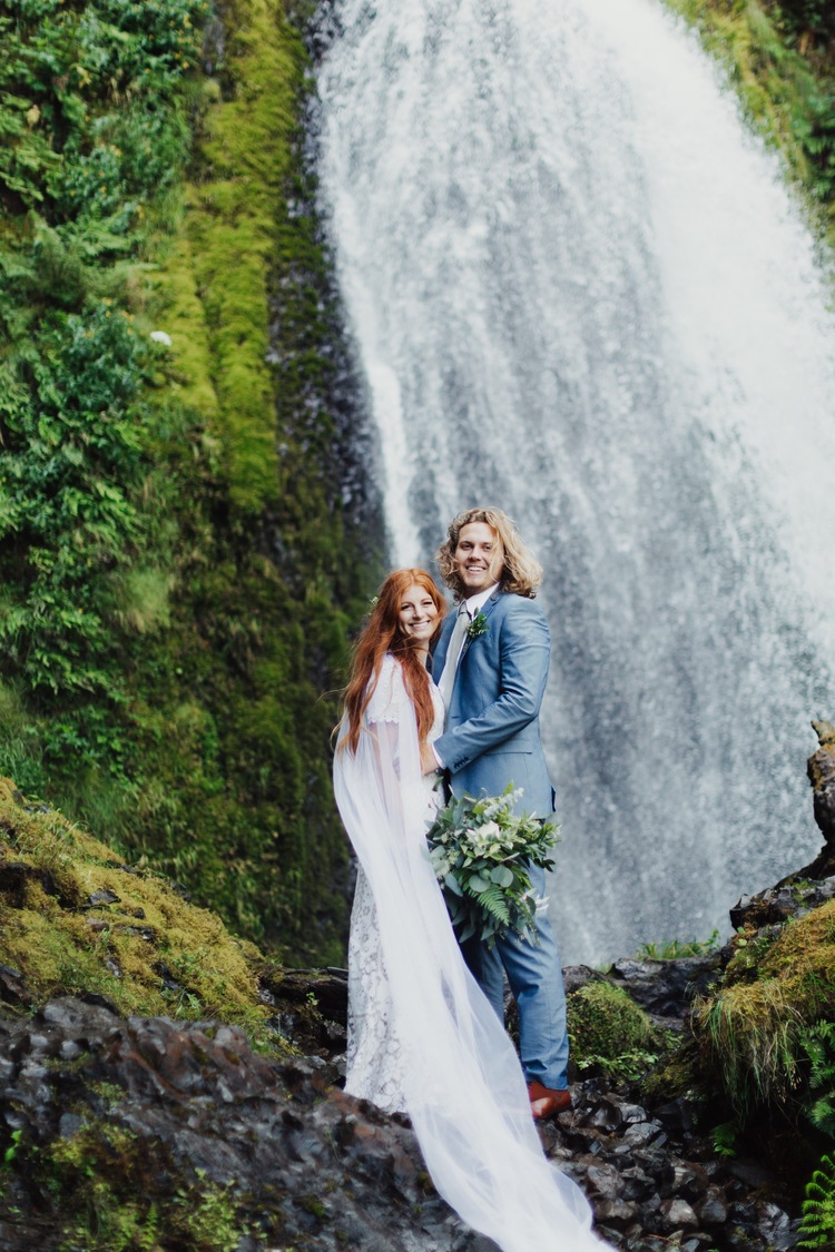 Portland Oregon Waterfall Wedding Portland Oregon Jake Cortney Alice Shoots People