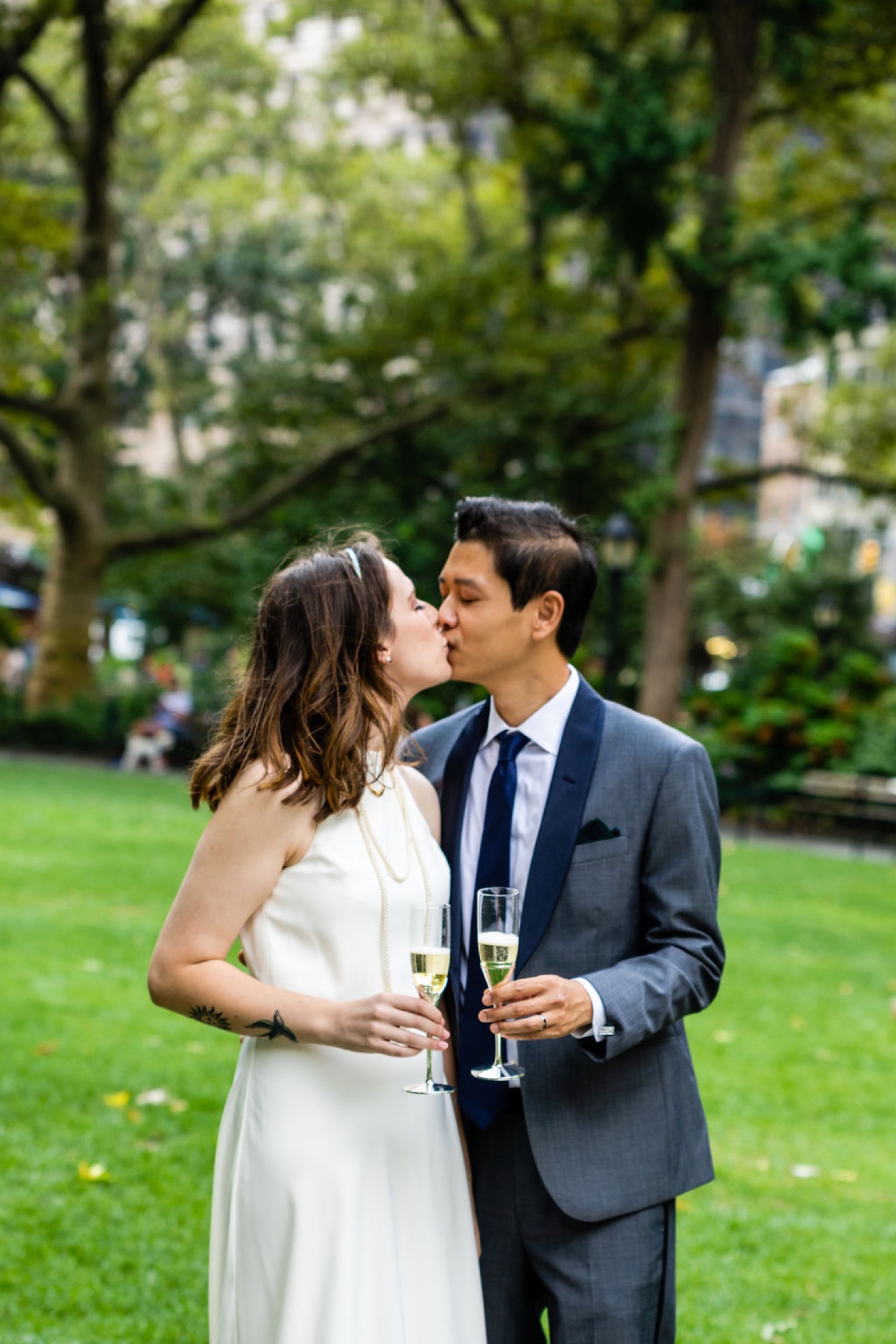 Fall NYC Park Microwedding image picture