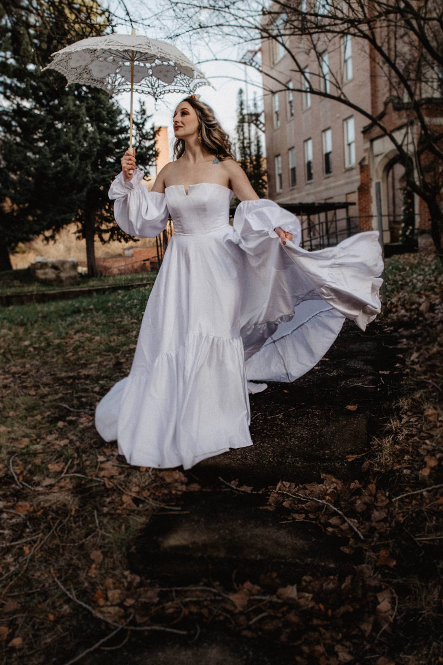 Moody Dark Academia Elopement - Heather 