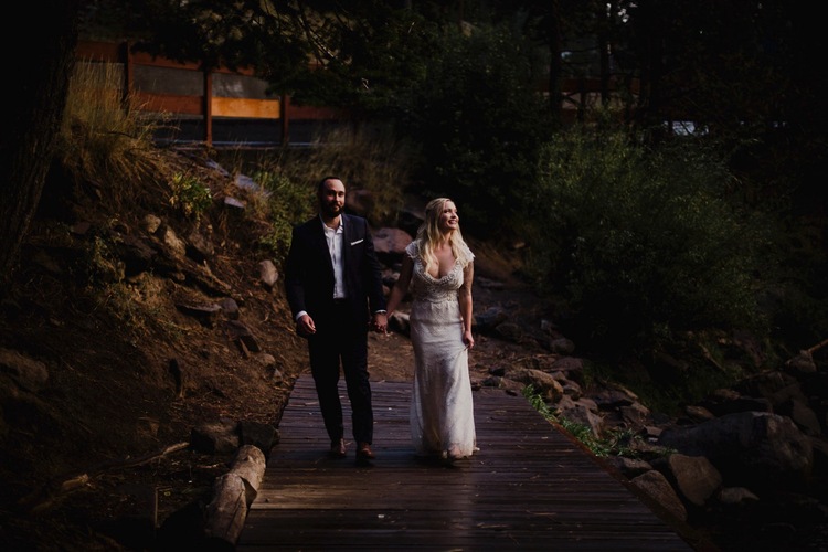 Moody and Romantic Fall Wedding in Lake Tahoe - Engaged Life