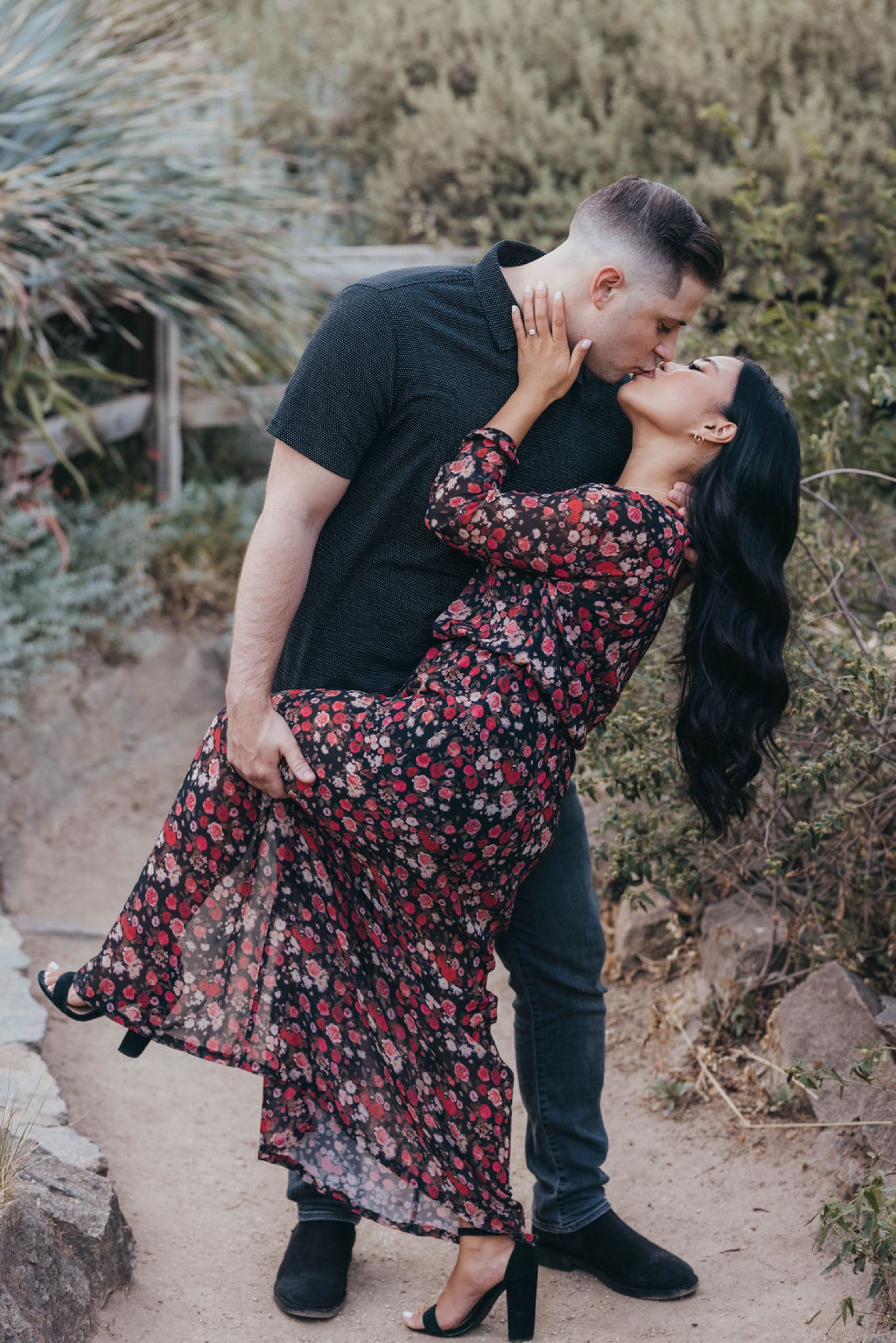WPA Rock Garden Engagement | Sacramento Engagement Photographer - The Bloom  Blog